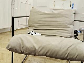 Hot Tall Blonde Amateur Horny in Gamer Girl Casting!