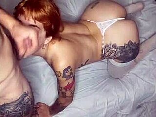 angelical girl sucks cock while twerking and cums in ass