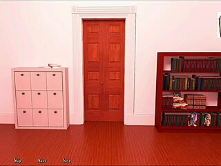 being a dik chick route 44, kissing isabella passionately in library