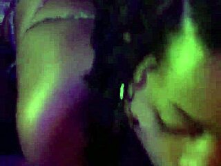 Ebony Man Cums In Mouth After Fucking In Party Bathroom