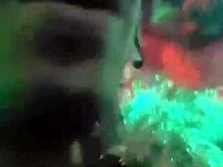 Ebony Man Cums In Mouth After Fucking In Party Bathroom