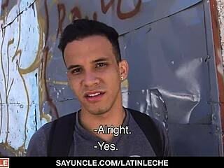 straight latino tricked to ride dick