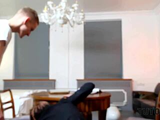 TUTOR4K NEED FOR SEX MOTIVATES TUTOR TO CHEAT WITH HANDSOME GUY