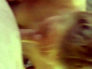 wife dives deep with a straight-up rimjob on her man.