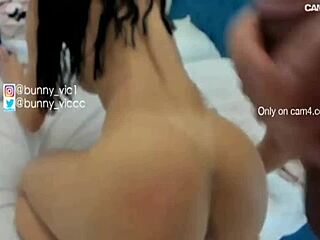 What A Bunny Latina Babe Does On Webcam!