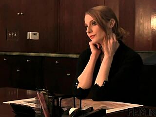 Feminge 4K - Blonde Jobseeker Interview Turns Intimate