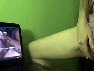 Redhead MILF Hits Climax Dry Humping to Homemade Porn