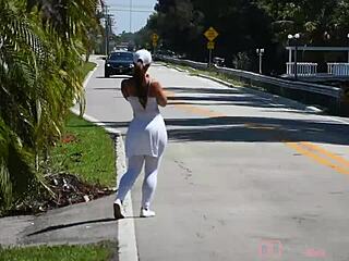 Kelsi Monroe Run From Police Part 1