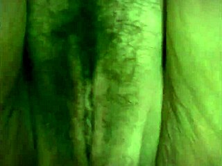 Caught my step mom using my favorite vibrator in the dark, secretly filmed her!