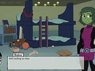 18titans Raven dáva horúcu ručnú prácu v epizóde 13.