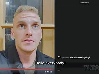 tutor4k math tutor wears panties and stockings during sex on the couch