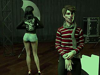 Fashionbusiness Anime Girl Reveals Pussy During Monster Photoshoot Game