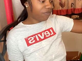 stepsister verbally sucks 11 inches of hard bbc