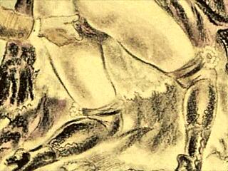 vintage illustration teasing hidden erotic desires