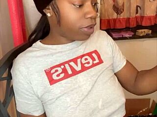 stepsister verbally sucks 11 inches of hard bbc