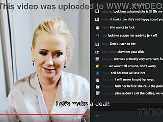 tutor4k math tutor wears panties and stockings during sex on the couch