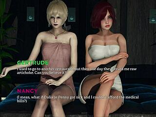 هنتاي 3D إيترنوم 57 مع أنمي منحنية بزاز كبيرة تغري وتثير بجنون