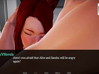 Amateurs lick pussy in new family hentai scene