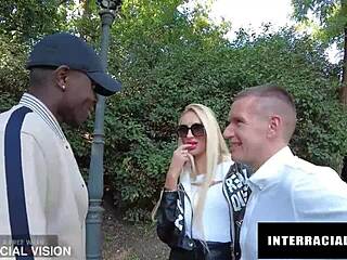 Sexy blonde pegs bf while he gives bj to bbc - Anita Blanche - Interracialvision?