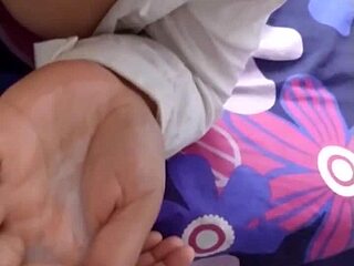 convinced a pretty colombian girl to participate for money, she's shy but expressive in homemade amateur video.