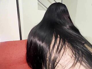 Recording Young Mexican Milf's Big Ass And Wet Pussy In Intense Doggy Style