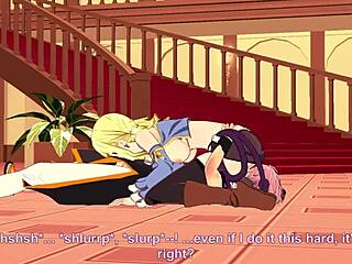 Lucy Natsu Fairy Tail Hentai Blowjob and Cumshot Action