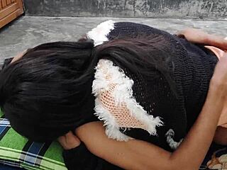 hanif and popy bent over for hard black cock! real slut action!