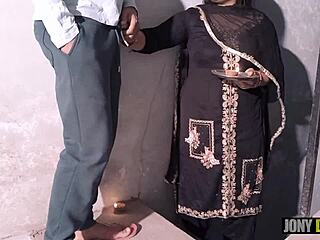 punjabi stepmom setting diwali lights, got bent over n screwed right there