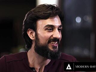 Interracial swingers convince married friend to cheat in bisexual threesome