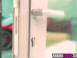 Stuck step daughter taking ass fuck