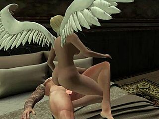 Angel's corruption part 1 in 3d cartoon second life