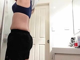 wife with hairy pussy showing off