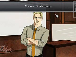 Alex's palpable attraction to teacher in college