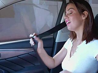 Brunette slut shows pussy in casting interview