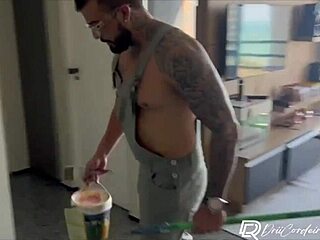 i sat on painter's cock