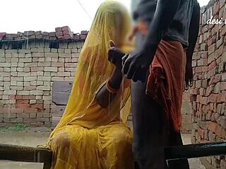 Did Desi Sister-in-Law Get Soaked Outside Before a Steamy Outdoor Session?