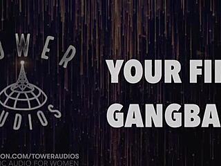 Your first gangbang erotic audio with dirty talk