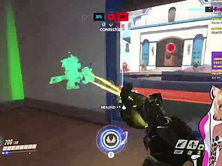 Vtuber Lewdneko Plays Overwatch and Gets Spanked in Anime Fun