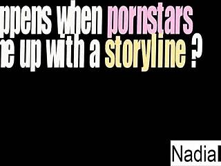 3 pornstars decide to fuck each other at a night club