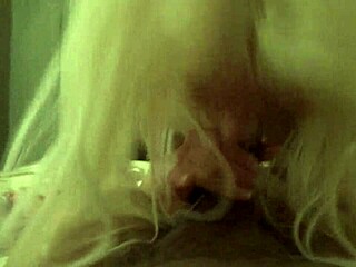 Sexy Blonde Barbie Blaze Receives Facial Cumshot