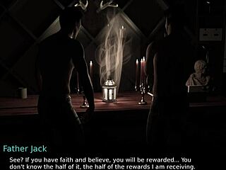 Father Jack invites av in nursing pleasure game