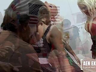 costume party filled with pornstars with big boobs turns into a 7 way orgy