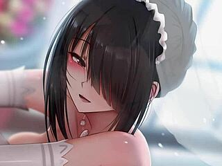 Kurumi's feet edge you in hentai joi contest