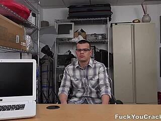 stuffed cracker with black balls in interracial anal