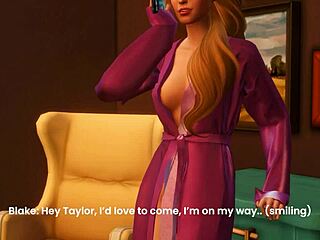 Sensual 3d hentai under mistletoe