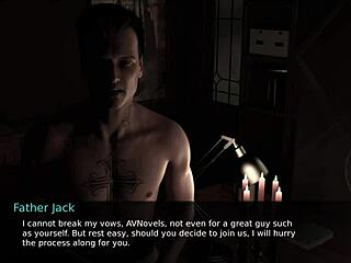 Father Jack invites av in nursing pleasure game