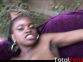 Suggestive Sentence case for her loving outdoor fucking with big black cock