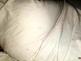 always peepin my beautiful mom big boobs while she sleepin in bed