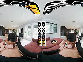 Virtual Porn Birthday Fuck Surprise with Tattooed MILF