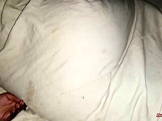 always peepin my beautiful mom big boobs while she sleepin in bed